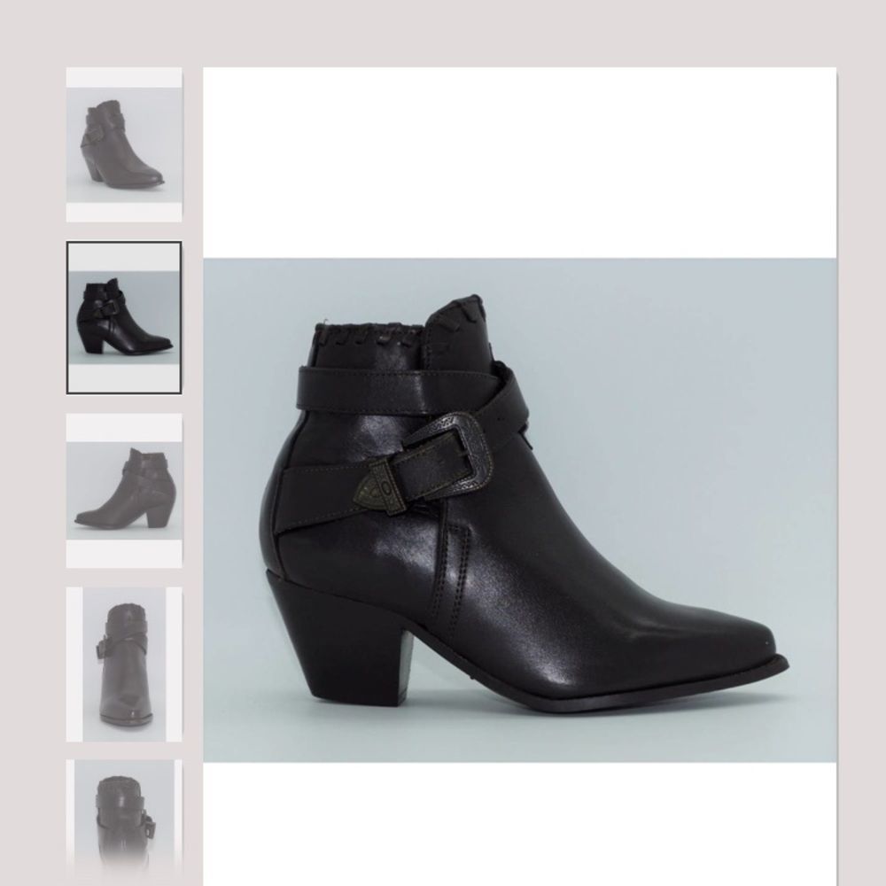 Dingo black leather western booties - Picture 8 of 11